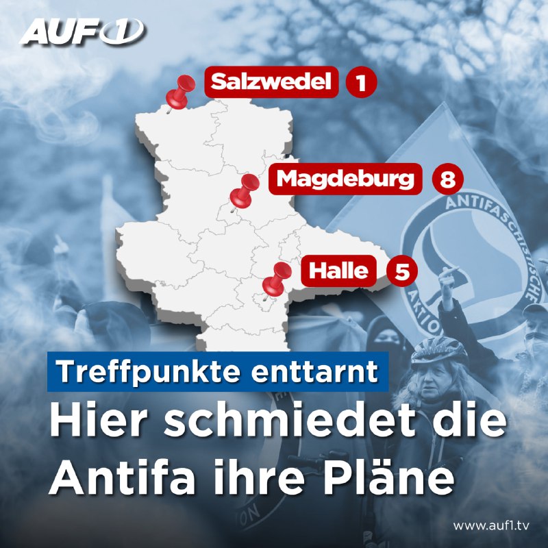  Das sind die Antifa-Szenetreffs Die linksextreme Szene in Deutschland macht imm...