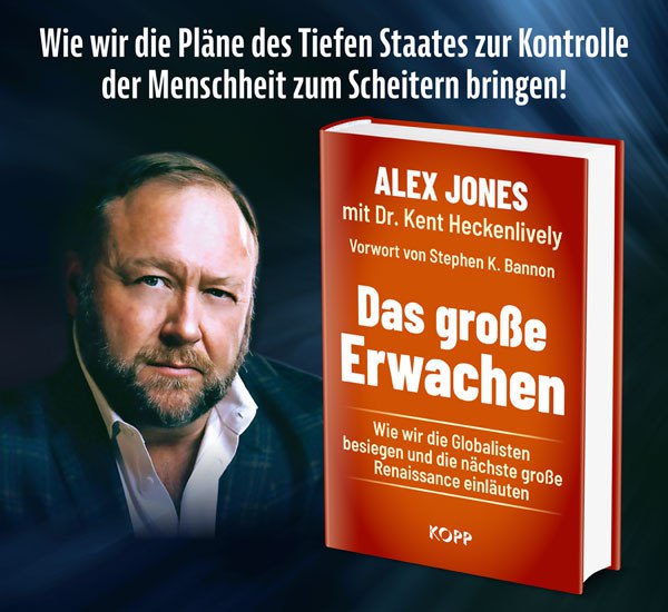 AUF1-Buchtipp: „Das große Erwachen“ von Alex JonesDie Globalisten haben unsere Z...