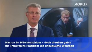 Macron im Märchenschloss – doch unbequeme Wahrheit für Frankreichs Präsident Lau...