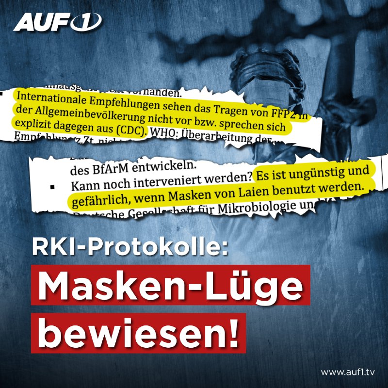  Masken-Lüge durch neue RKI-Dokumente belegt!Die neuen, großteils entschwärzten ...