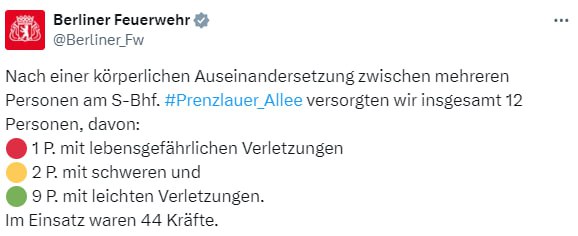 Mehrere Verletzte bei Massenschlägerei an Berliner S-Bahnhof unter Basketball-Fa...