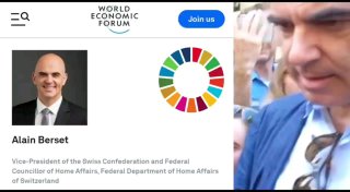  Alain Berset wird direkt damit konfrontiert warum er sich am Great Reset beteil...