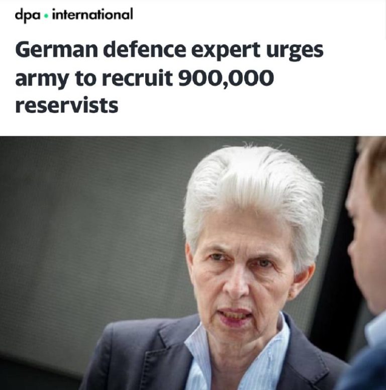 "Die Vorsitzende des Verteidigungsausschusses im deutschen Parlament, Marie-Agn...