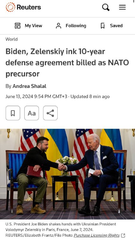 Biden und Selenskiy unterzeichnen zehnjähriges SicherheitsabkommenNach dem Plan ...