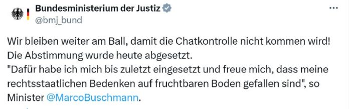 Buschmann und europäische Kollegen gegen Chatkontrollen Buschmann schmiedet Allianz gegen Faesers Chatkontrollen Am Freitag soll der B...
