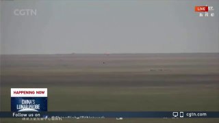 China bringt erstmals Gesteinsproben von der Mondrückseite zur Erde Das chinesi...