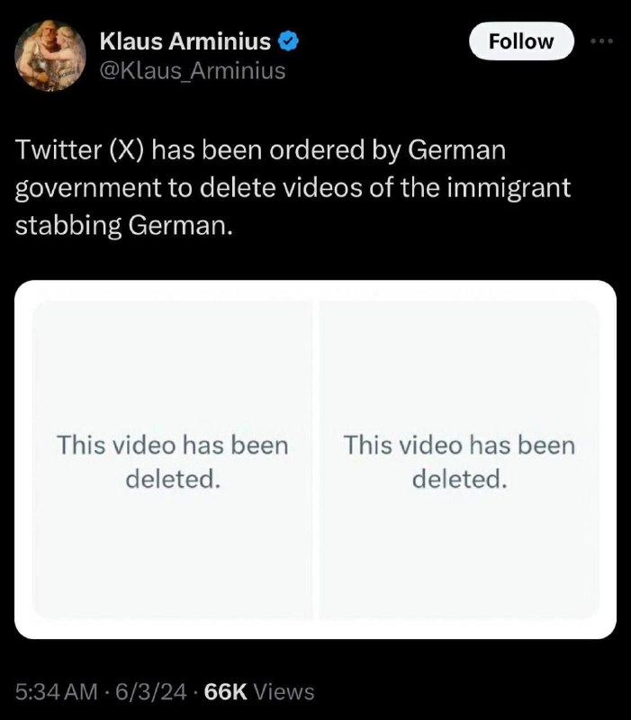 Die deutsche Regierung hat Twitter gezwungen, ein Video zu entfernen, in dem ein...