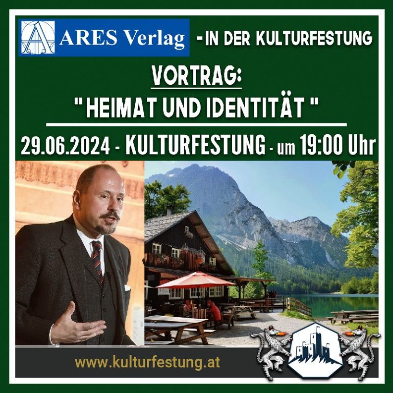 Am 29.6. erwartet uns wieder ein spannender Vortrag zum Thema "Heimat" des ARES-...