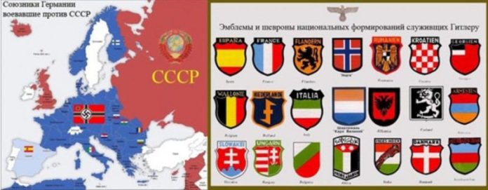 Die Zusammensetzung der Kriegsgefangenen, welche die UdSSR von 1941 bis 1945 gem...