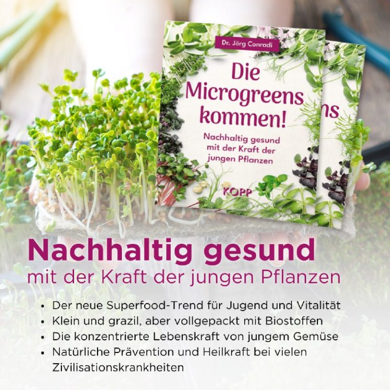 Microgreens sind wenige Tage alte Pflanzenkeimlinge von weithin bekannten Pflanz...