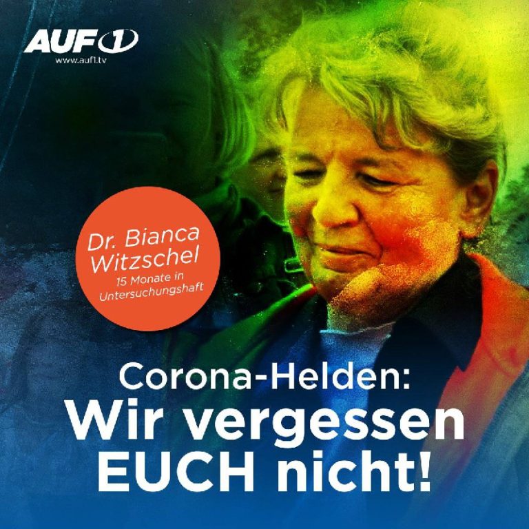 Gejagte Corona-Heldin Dr. Witzschel muss U-Haft verarbeiten Am letzten Montag ko...