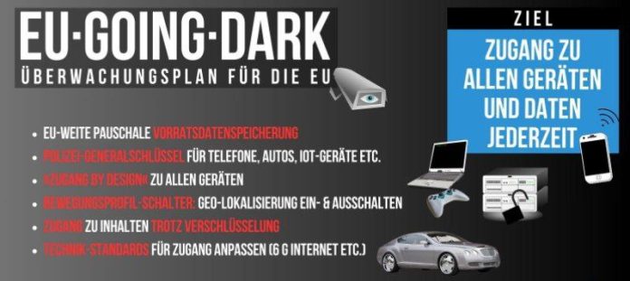 Geheimer EU-Überwachungsplan nach EU-Wahl EU-Wahl: Geheimer EUGoingDark-Überwachungsplan Nach der Europawahl soll u.a. ei...