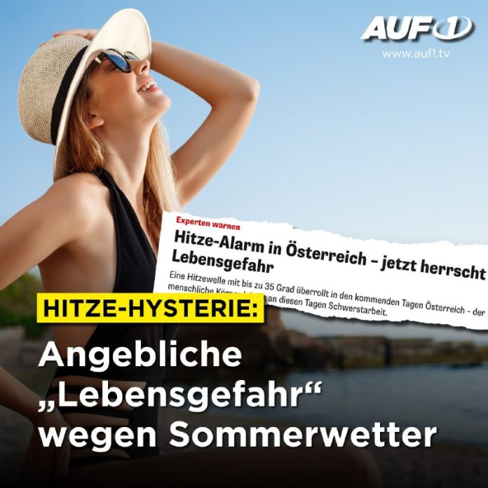 Todeswarnung wegen SommersonneIn Österreich reichen Temperaturen um die 30 Grad...