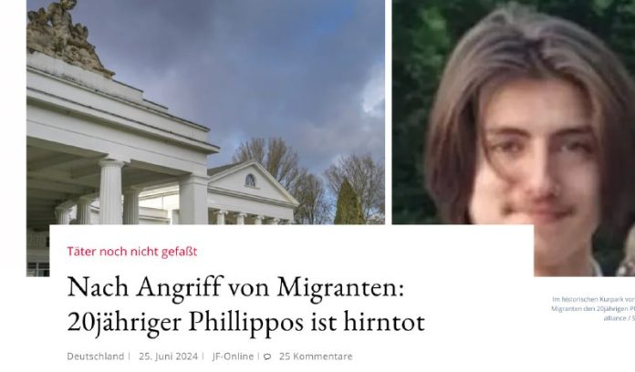 Erst Rouven, jetzt Phillippos Jeden Tag sterben Deutsche und Europäer durch impo...