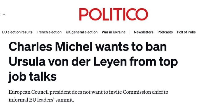 Der Präsident des Europäischen Rates, Charles Michel, will die Präsidentin der ...