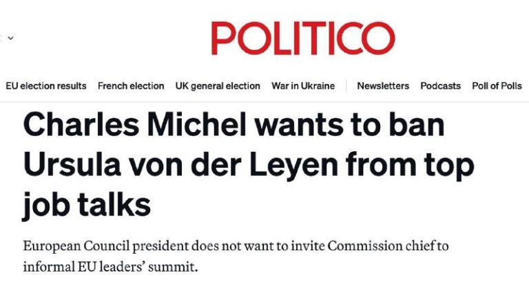 Der Präsident des Europäischen Rates, Charles Michel, will die Präsidentin der ...