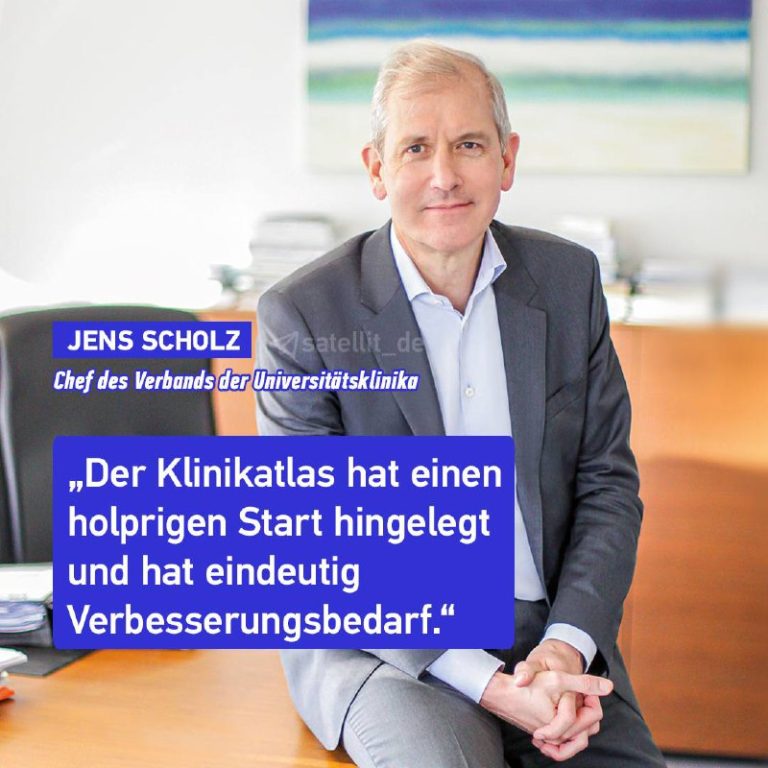 Uniklinik-Chef Scholz kritisiert Lauterbach für „zahlreiche Fehler“ im Klinikatl...