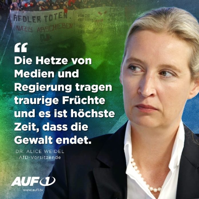 Mannheim: Weidel zu Messerangriff Mannheim: Jetzt spricht Weidel Die AfD-Vorsitzende Dr. Alice Weidel findet klare...