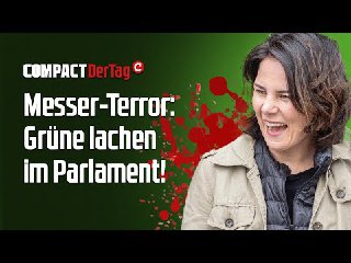 „Messer-Terror: Grüne lachen im Parlament“ Menschenverachtend - im wahrsten Sinn...