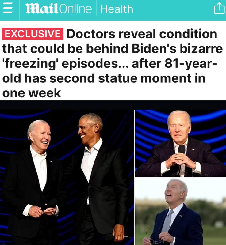 "Ärzte haben einen Zustand festgestellt, der die seltsamen 'Einfrier'-Episoden ...