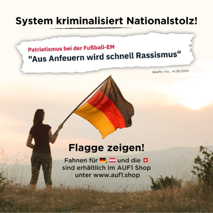 Nationalstolz oder Patriotismus? Flagge zeigen zur Fußball-EM! Zum Auftakt der Fußball-Europameisterschaft versucht das System wieder einmal de...