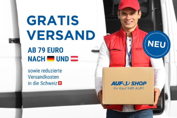 Neu im AUF1 Shop: Gratisversand, reduzierte Kosten & Geschenk! Jetzt neu im AUF1 Shop: Gratisversand ab 79 Euro nach Deutschland und Österrei...