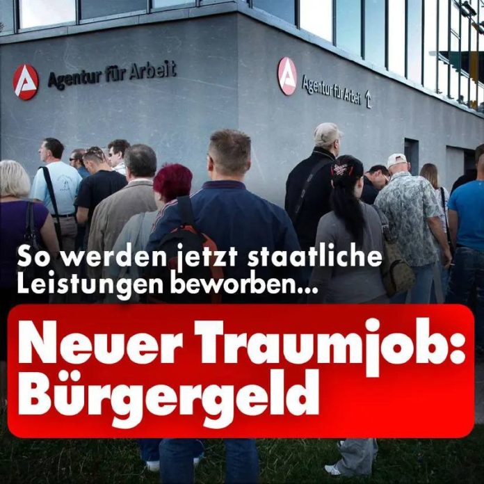 „Neuer Traumjob: Bürgergeld! So werden jetzt staatliche Leistungen beworben“ „Fi...