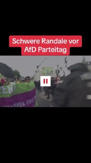 Schwere Randale bei AFD Parteitag!Abonnieren Für Mehr Widerstandhttps://t.me/Bes...