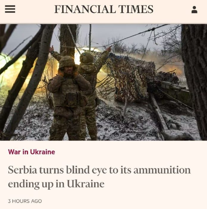 Serbien lieferte Waffen und Munition im Wert von 800 Mio. € an den Westen, die s...