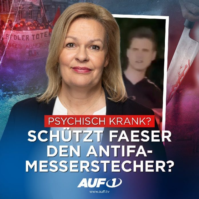 Skandal in Mannheim: Schützt Antifa-Messerstecher Faeser? Skandal: Schützt Antifa-Faeser den Antifa-Messerstecher? In Mannheim wird ein A...