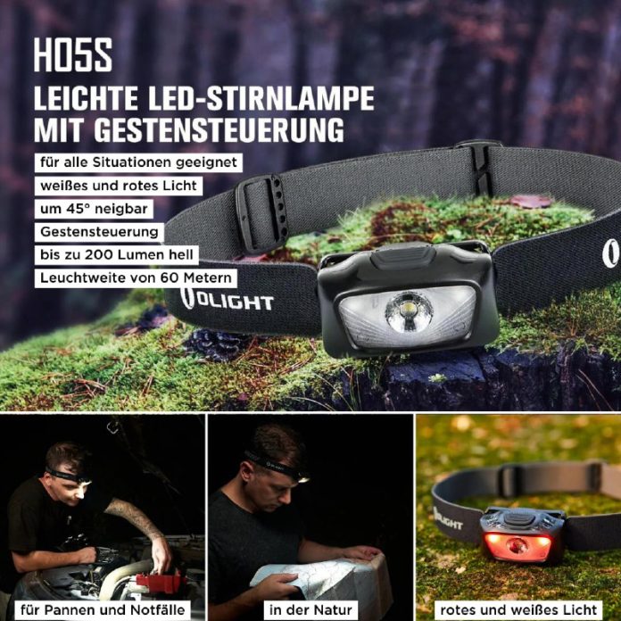 Eine Stirnlampe für alle Fälle Mit dieser kompakten, leichten und sehr zuverläss...