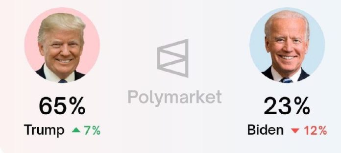 Am Ende der Debatte stiegen Trumps Gewinnchancen auf den Wettmärkten um 19 Proze...