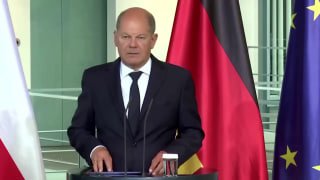 Scholz kommentiert Ergebnisse seiner Partei bei #Europawahl in Deutschland Bunde...