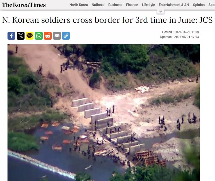 Warnschüsse an innerkoreanischer Grenze Das südkoreanische Militär hat am Donner...