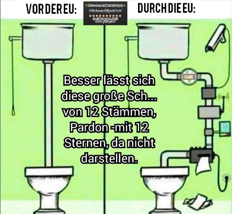 Was ist die EU?Ursprüngliche Quelle:https://t.me/PolitischeBilder/49378Und obgle...