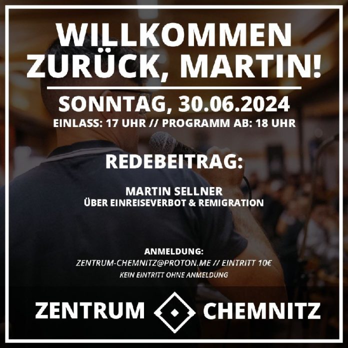 Willkommen zurück, Martin! Am Sonntag, dem 30. Juni, besucht uns Martin Sellner ...