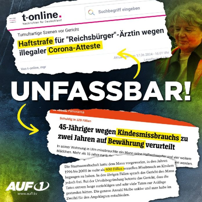 Witzschel Urteil: Vergleich macht fassungslosGestern wurde die Mut-Ärztin Frau ...