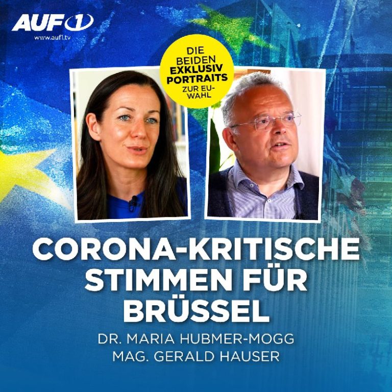 Sie bitten um Ihre Stimme!Zwei Leuchttürme des Corona-Widerstands wollen das EU...