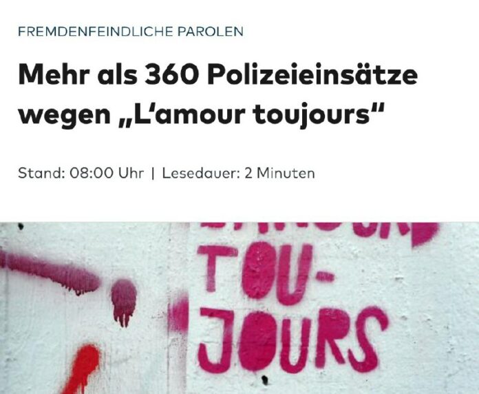 Deutschland wieder sicher. Nach über 365 Polizeieinsätzen gegen ein Technolied i...