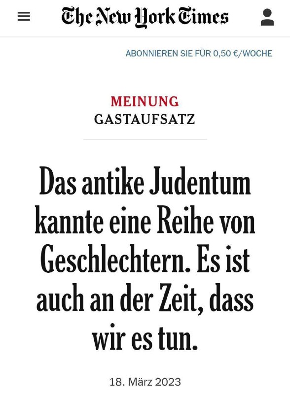 Wer pusht die ganze LGBTQ-Agenda? Das alte Judentum erkannte eine Reihe von Ges...