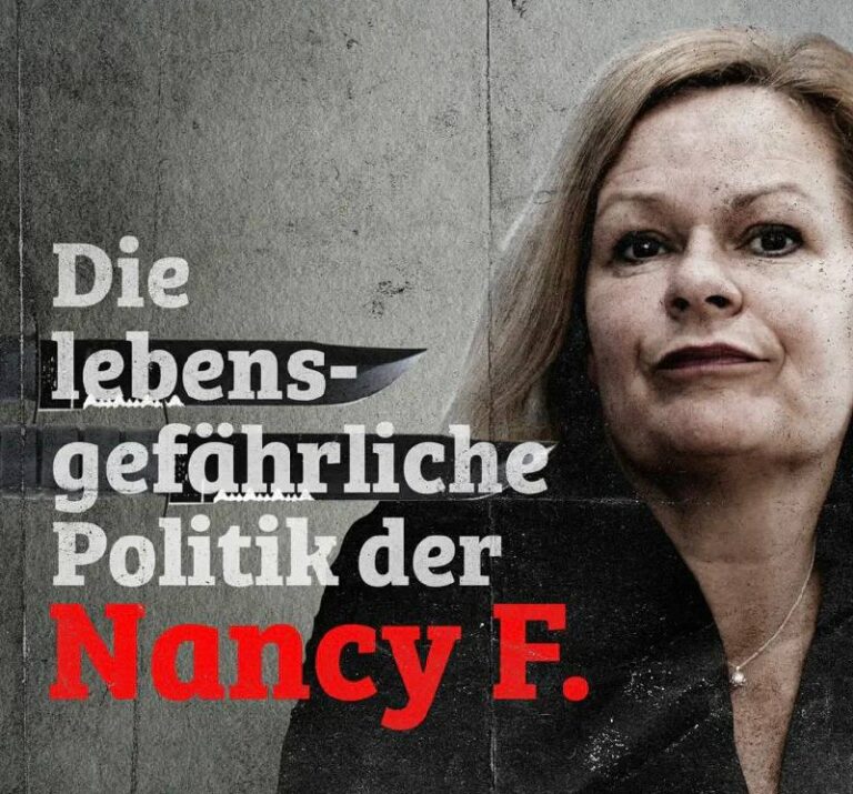 „Die lebensgefährliche Politik der Nancy Feaser“ Im idyllischen Lauf an der Pegn...