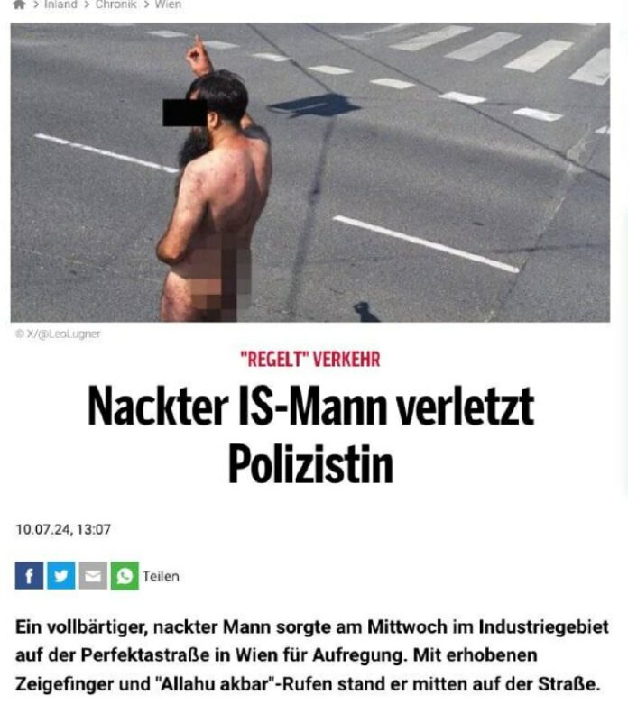 Fachkräfte im Einsatz... Es wirkt wie aus einer billigen rechten Propagandasatir...