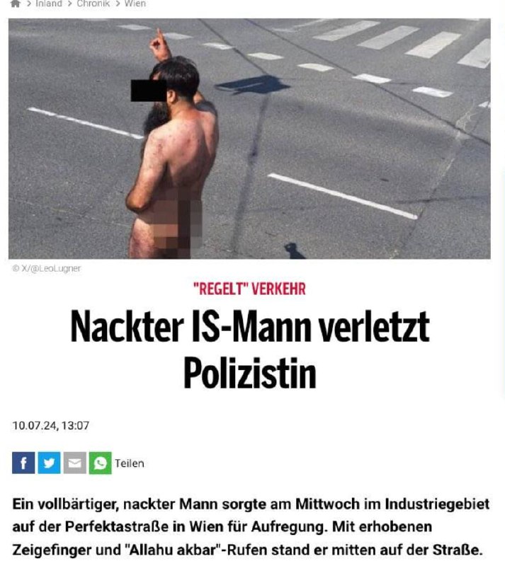 Fachkräfte im Einsatz... Es wirkt wie aus einer billigen rechten Propagandasatir...