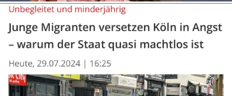 TalahonsFaeser: Jagd auf deutsche Jugend Während Talahons Köln in Angst und Schr...