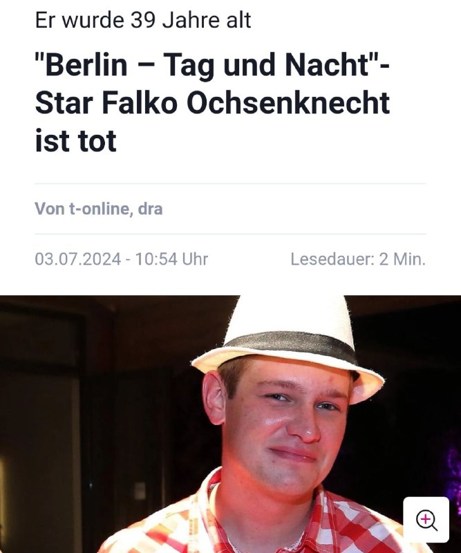 #plötzlichundunerwartet#Herztod Er war als Ole Peters durch die RTLzwei-Serie "B...