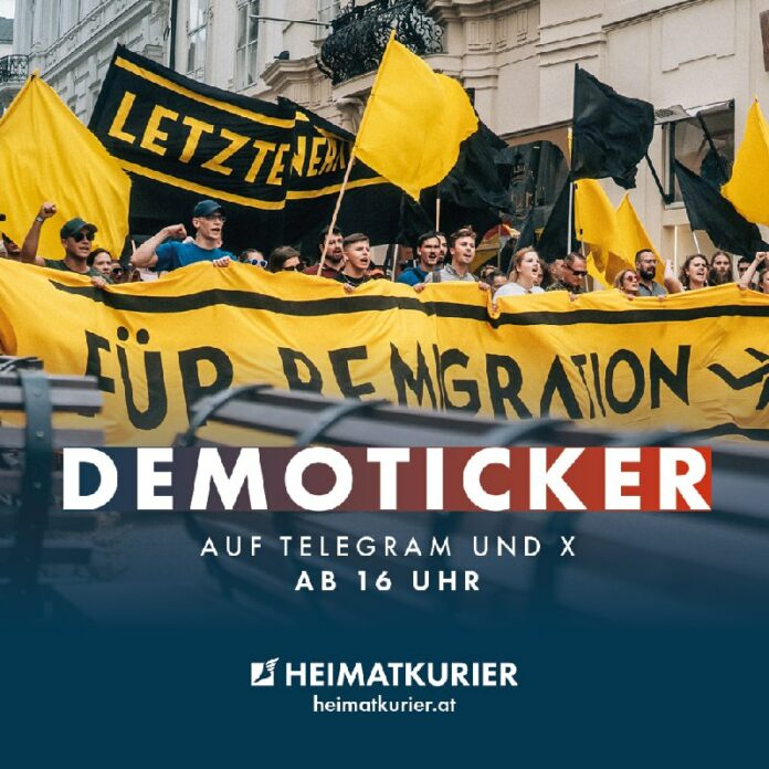 Identitäre Remigrationsdemo: Live-Ticker aus Wien 📢 +++ DEMO-LIVETICKER AUS WIEN +++Heute findet bekanntlich die identitäre Remigrat...