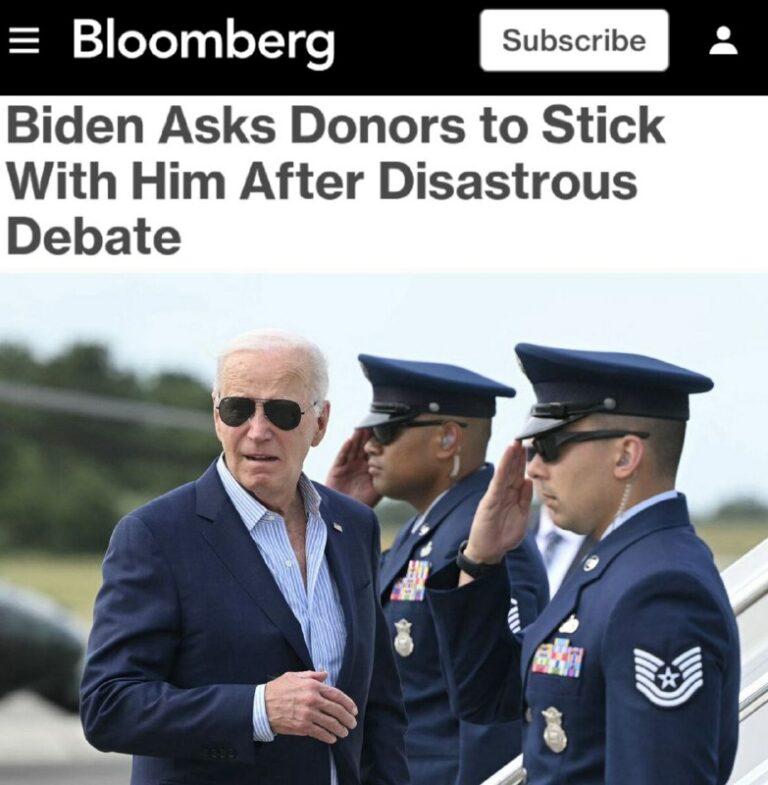 Biden bittet Spender nach Desaster-Debatte um Treue Der US-Präsident Joe #Biden...