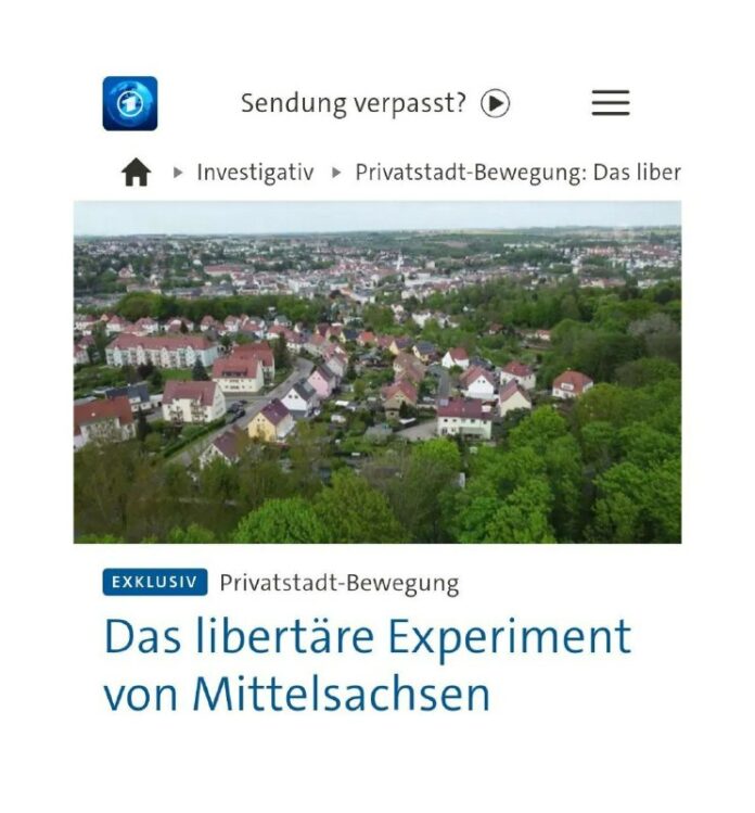  Privatstadt-BewegungDas libertäre Experiment von MittelsachsenIm mittelsächsisc...