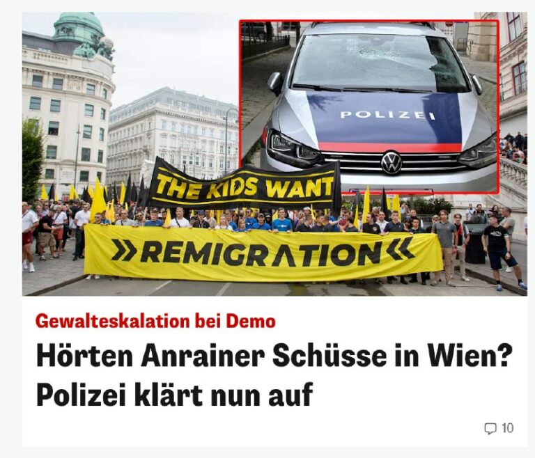 Pressehetze gegen IB-Demo Jeder neutrale Beobachter der diese Propaganda der Lüg...