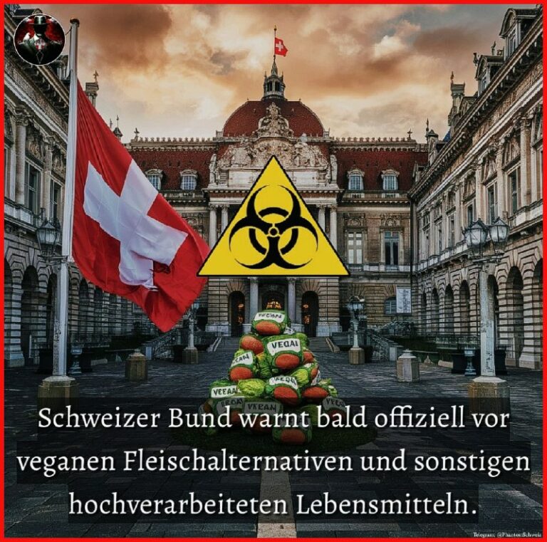  Schweizer Bund warnt bald offiziell vor veganen Fleischalternativen und sonstig...